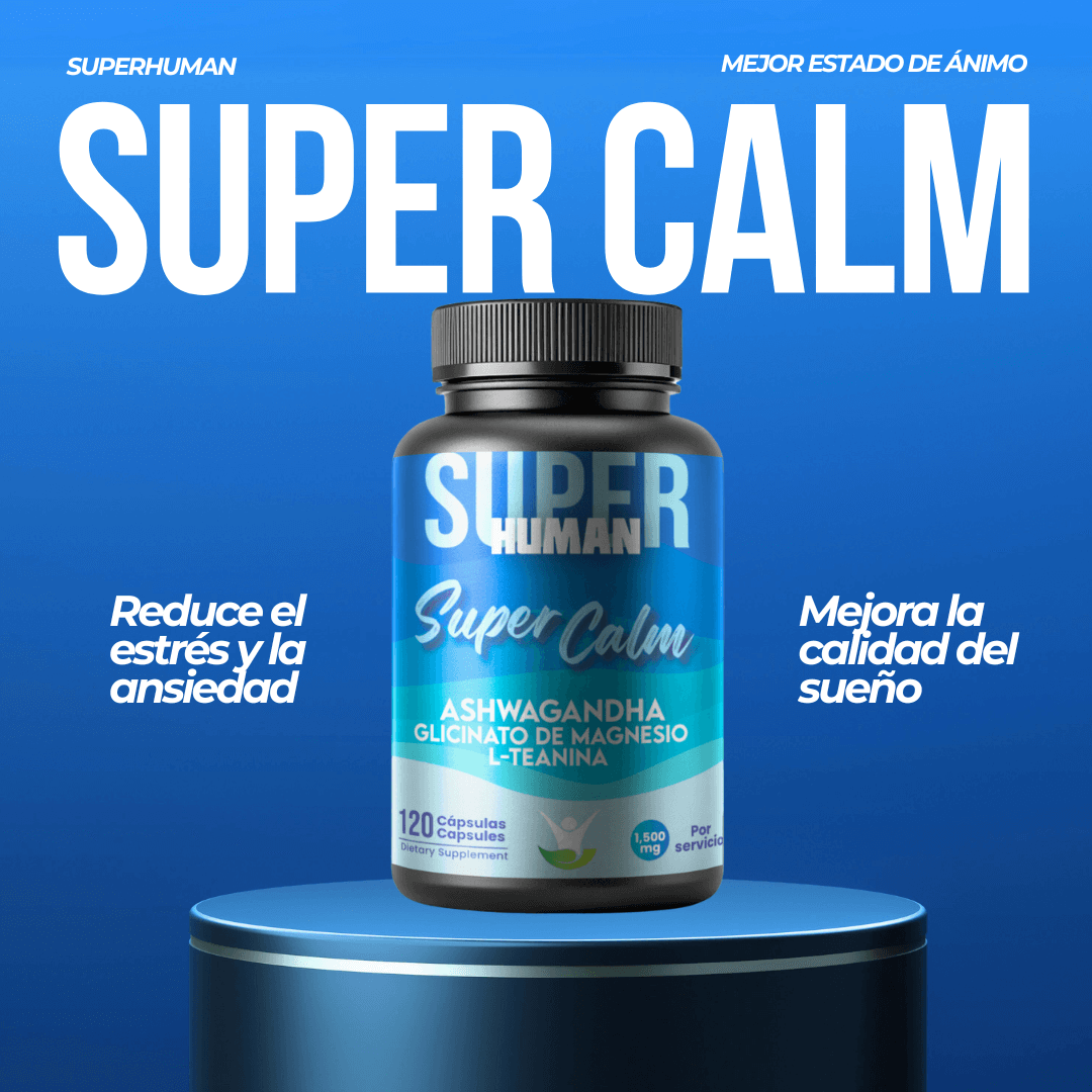 Super Calm™ 🚀✨ Cápsulas  100% Natural 120 Cápsulas.